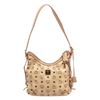 Image 1 : MCM Beige Canvas Medium Hobo Bag