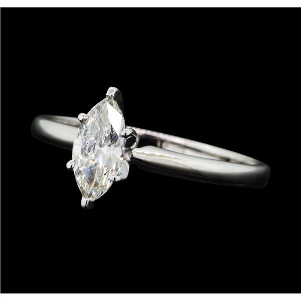 0.53 ctw Diamond Wedding Ring - 14KT White Gold