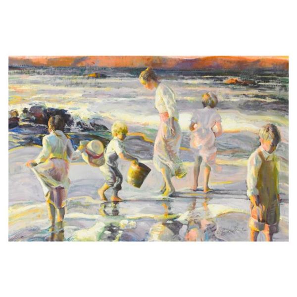 Frolicking at the Seashore by Hatfield, Don