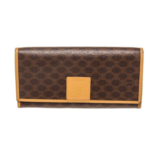 Chloe Brown Black Leather Wallet