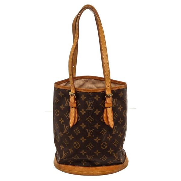 Louis Vuitton Brown Monogram PM Bucket Bag