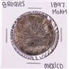 Image 1 : 1897 Mo AM Mexico 8 Reales Silver Coin