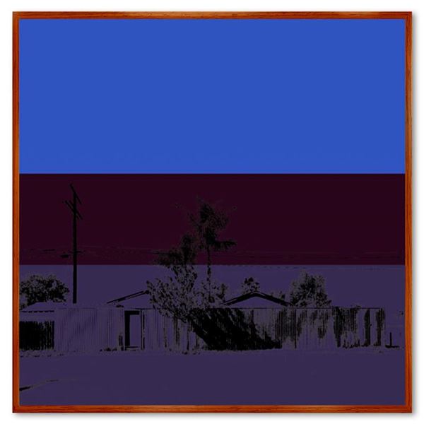 Claudio Santini "Ciytyscape 3" Limited Edition Mixed Media on Canvas