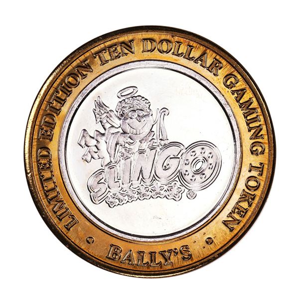 .999 Silver Bally's Las Vegas, Nevada $10 Casino Limited Edition Gaming Token