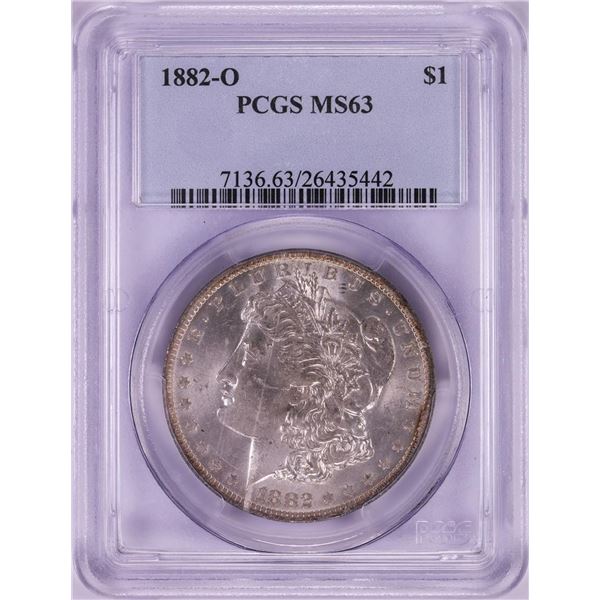 1882-O $1 Morgan Silver Dollar Coin PCGS MS63
