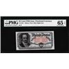 Image 1 : 1874 Fifth Issue 50 Cent Fractional Currency Note Fr.1381 PMG Gem Uncirculated 65EPQ