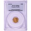 Image 1 : 1915-S $1 Panama-Pacific Commemorative Gold Coin PCGS MS64
