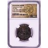 Image 1 : AD 1065-1071 Byzantine Empire AE Follis Ancient Coin NGC Graded