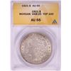Image 1 : 1921 VAM-25 $1 Morgan Silver Dollar Coin ANACS AU55 Top 100