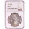 Image 1 : 1884-S $1 Morgan Silver Dollar Coin NGC MS61