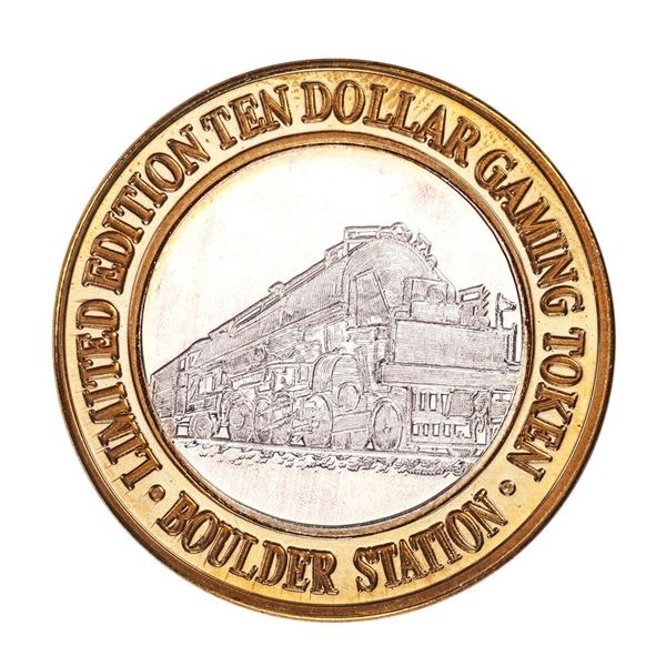 .999 Silver Boulder Station Hotel Casino Las Vegas, NV $10 Limited Casino Token