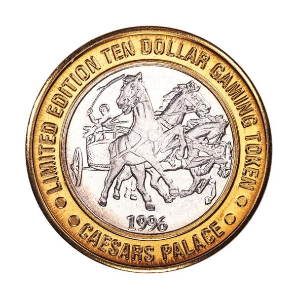 .999 Silver Caesars Palace Las Vegas, Nevada $40 Casino Limited Edition Gaming Token