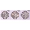 Image 1 : Lot of 1883-O to 1885-O $1 Morgan Silver Dollar Coins