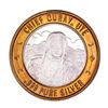 Image 2 : .999 Silver Chief Ouray, UTE $10 Casino Limited Native American Series Gaming Token