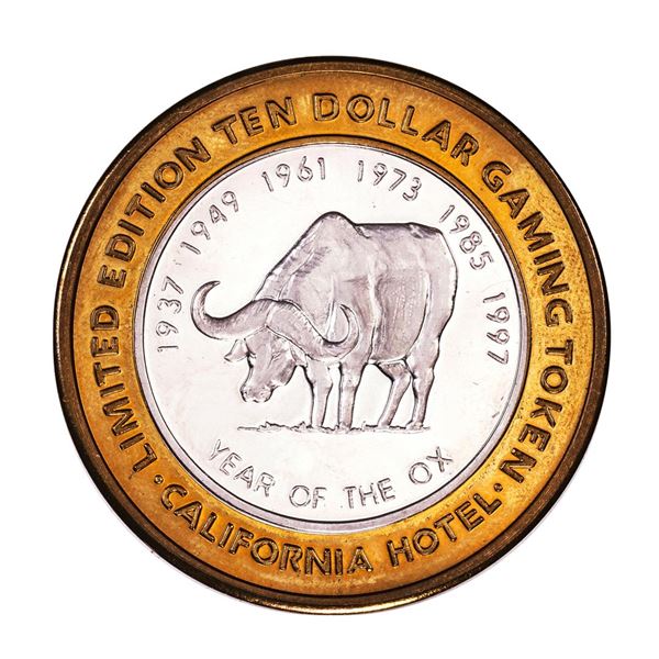 .999 Fine Silver Sam Boyd's California Casino $10 Limited Edition Gaming Token