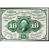 Image 1 : July 17, 1862 First Issue Ten Cents Fractional Currency Note
