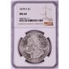 Image 1 : 1878-S $1 Morgan Silver Dollar Coin NGC MS64