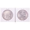 Image 2 : Lot of (2) 1949 Mexico Una Onza Silver Coins