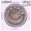 Image 1 : 1842/1 ZsOM Mexico 4 Reales Silver Coin
