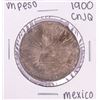 Image 1 : 1900 Cn JQ Mexico Un Peso Silver Coin