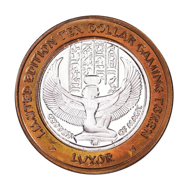 .999 Silver Luxor Las Vegas, NV Casino $10 Casino Limited Edition Gaming Token