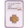 Image 1 : AH451-492 Ghaznavid Dinar A-1637 Ibrahim Gold Coin NGC Genuine