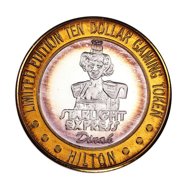.999 Fine Silver Hilton Starlight Las Vegas $10 Casino Limited Edition Gaming Token