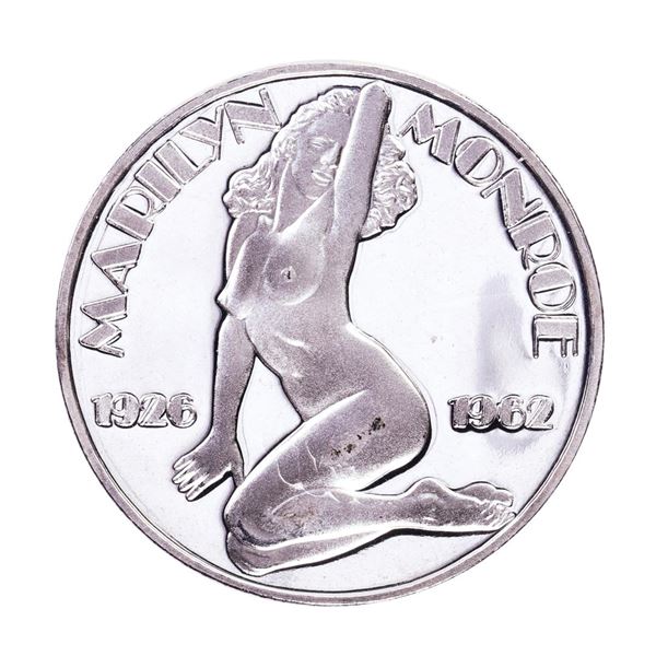 1926-1962 Marilyn Monroe Proof 1oz .999 Fine Silver Round