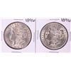 Image 1 : Lot of (2) 1896 $1 Morgan Silver Dollar Coins