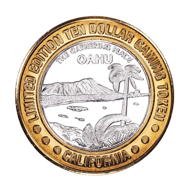 .999 Fine Silver Sam Boyd's California $10 Casino Limited Edition Gaming Token