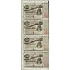 Image 1 : Uncut Sheet of (4) State of Louisiana Baby Bond Obsolete Notes
