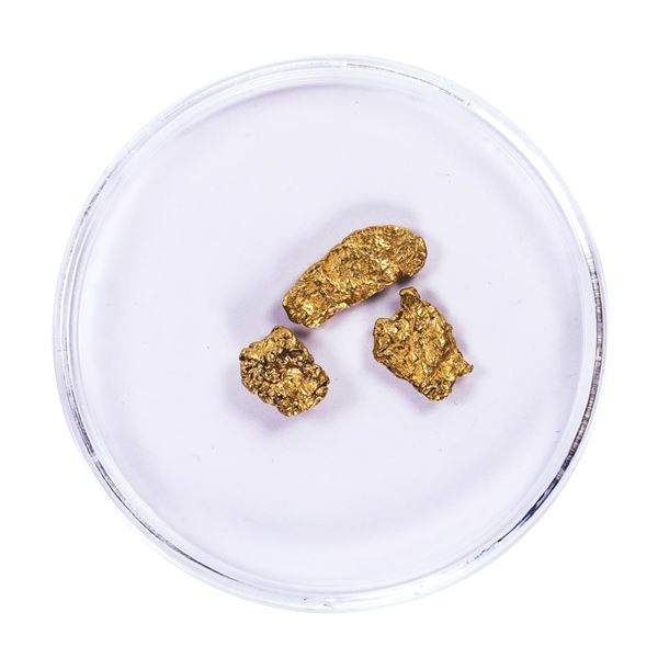 Lot of Gold Nuggets 1.89 Grams Total Weight