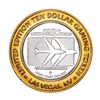 Image 2 : .999 Silver McCarran International Airport $10 Casino Limited Edition Gaming Token