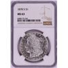 Image 1 : 1878-S $1 Morgan Silver Dollar Coin NGC MS63