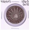 Image 1 : 1863 GoYE Mexico 4 Reales Silver Coin