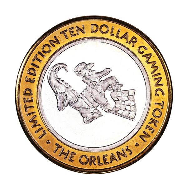 .999 Fine Silver The Orleans Las Vegas, Nevada $10 Limited Edition Gaming Token