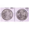 Image 1 : Lot of 1881 & 1881-S $1 Morgan Silver Dollar Coins