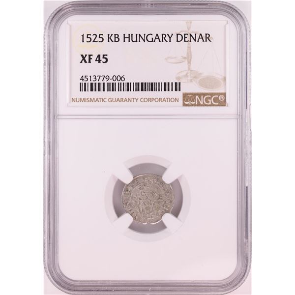 1525 KB Hungary Denar 'Madonna and Child' Coin NGC XF45