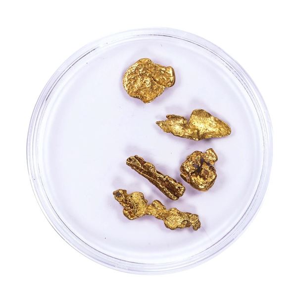 Lot of Gold Nuggets 2.07 Grams Total Weight