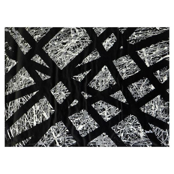 Renatta "Plan" Original Mixed Media on Canvas