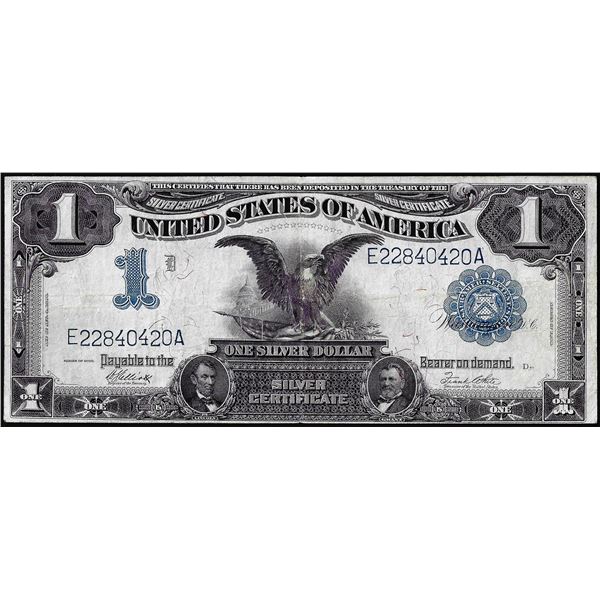 1899 $1 Black Eagle Silver Certificate Note