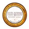 Image 2 : .999 Fine Silver Four Queens Las Vegas, NV $10 Limited Edition Gaming Token