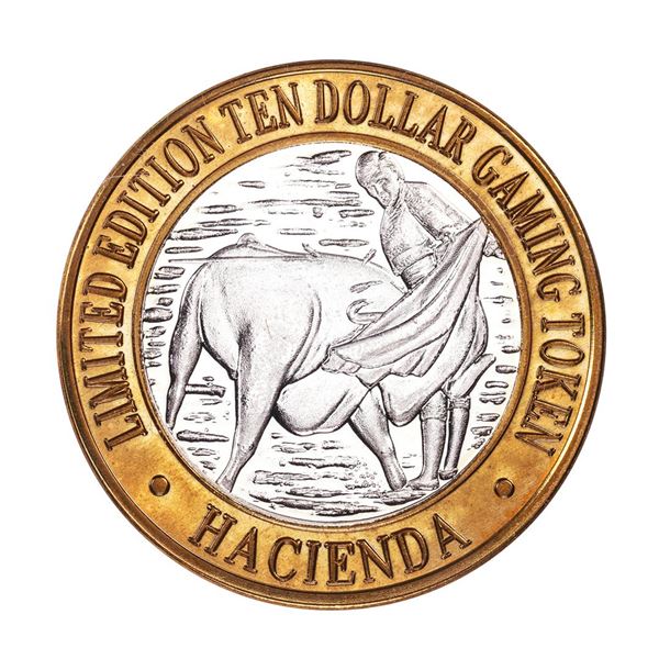 .999 Silver Hacienda Hotel & Casino Las Vegas $10 Limited Edition Gaming Token