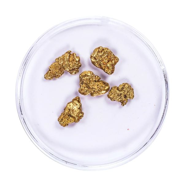 Lot of Gold Nuggets 3.54 Grams Total Weight