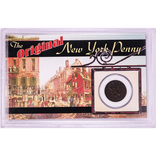 1790 Dutch New York Original Copper Coin