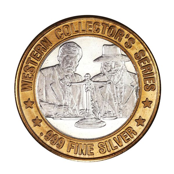 .999 Silver Sam Boyd's Sam's Town $10 Casino Gaming Token Limited Edition