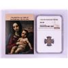 Image 1 : 1554 KB Hungary Denar 'Madonna and Child' Coin NGC AU50 w/ Story Box