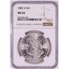 Image 1 : 1882-S $1 Morgan Silver Dollar Coin NGC MS65