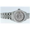 Image 5 : Rolex Ladies Stainless Steel Diamond Quickset Oyster Perpetual Datejust Wristwatch