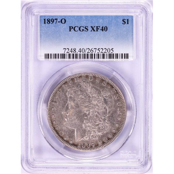 1897-O $1 Morgan Silver Dollar Coin PCGS XF40